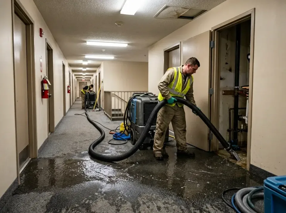 multi-unit-apartment-hallway-f-005 — frequently asked questions, Emergency Burst Pipe Water Extraction & Removal in Chena Ri…